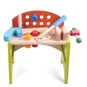 ست اسباب بازی میز ابزار چوبی Wooden tool table toy set -اسباب بازی